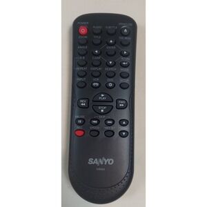 Sanyo NB694 Remote Control for DVD VCR Combo Player Black OEM Replacement